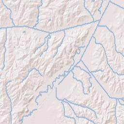 Halls Tennessee Terrain Map