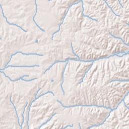 Cherry Grove Tennessee Terrain Map