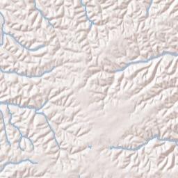 White Bluff Tennessee Terrain Map