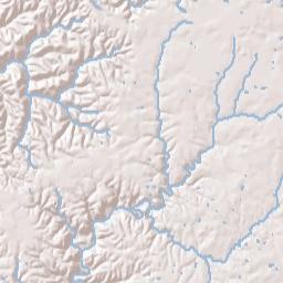 Ensor Tennessee Terrain Map