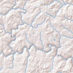 Frankfort Tennessee Terrain Map
