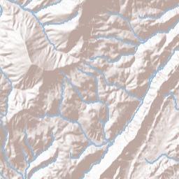 Seeber Flats Tennessee Terrain Map