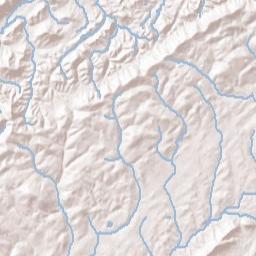 Sumter Hills Tennessee Terrain Map