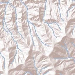 Squawberry Tennessee Terrain Map