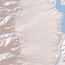 Haiwee California Terrain Map