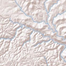 Rush Arkansas Terrain Map