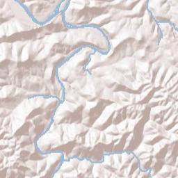 Old Buffalo Arkansas Terrain Map