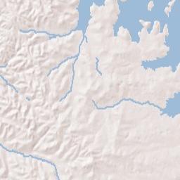 Una Tennessee Terrain Map