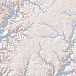 Twin Oak Tennessee Terrain Map