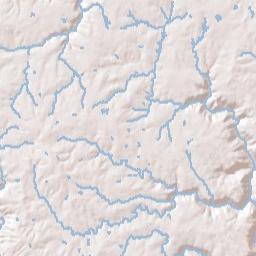 Woody Tennessee Terrain Map
