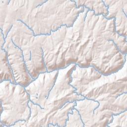 Slate Springs Tennessee Terrain Map