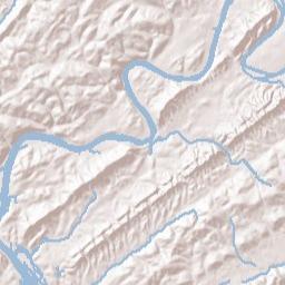 South Clinton Tennessee Terrain Map