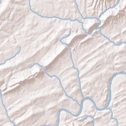 Three Points Tennessee Terrain Map