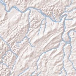 Pate Hill Tennessee Terrain Map