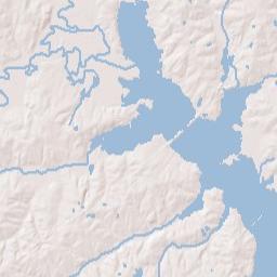Gorman Terrain Map