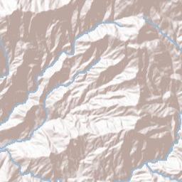 Wheatons California Terrain Map