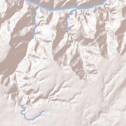 Hermit Road Grand Canyon National Park Terrain Map