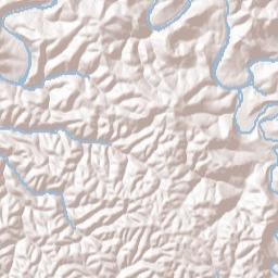 Cozahome Arkansas Terrain Map
