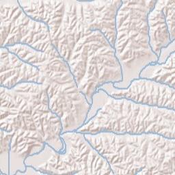 Hurricane Mills Tennessee Terrain Map