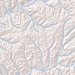 Water Valley Tennessee Terrain Map