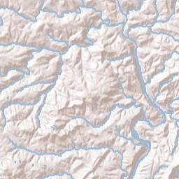 Piney Tennessee Terrain Map