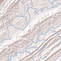 Norwood Tennessee Terrain Map