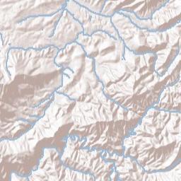 Pine Spring Tennessee Terrain Map