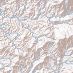 Mitchell County Terrain Map