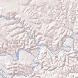 Buffalo National River County Road 281 Saint Joe AR Terrain Map