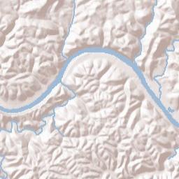 Guion Arkansas Terrain Map
