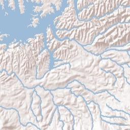 Sandy Ridge Tennessee Terrain Map