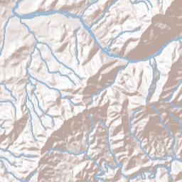 West Myers Tennessee Terrain Map