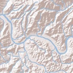 Harmony Grove Tennessee Terrain Map