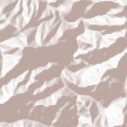 Ōno-shi Terrain Map