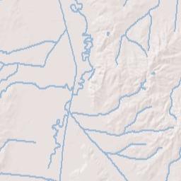 Chestnut Bluff Tennessee Terrain Map
