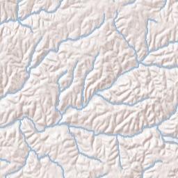 Whiteoak Tennessee Terrain Map