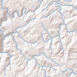 Thomas Springs Tennessee Terrain Map