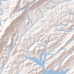 Smoke Rise Tennessee Terrain Map
