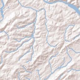 Pawpaw Plains Tennessee Terrain Map