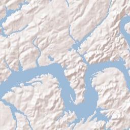 West Emory Tennessee Terrain Map
