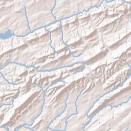 Stock Creek Tennessee Terrain Map