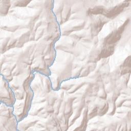 Chalybeate Springs Arkansas Terrain Map