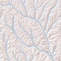 Hydro Tennessee Terrain Map