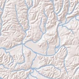 Tottys Bend Tennessee Terrain Map