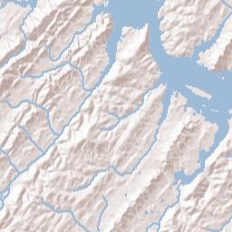 Laurel Bluff Tennessee Terrain Map