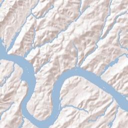 9899-9901 Old Kingston Road, Loudon, TN  Terrain Map