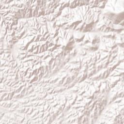 White River California Terrain Map