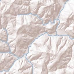 Walnut Arkansas Terrain Map