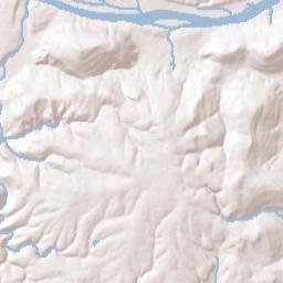 Almond Arkansas Terrain Map