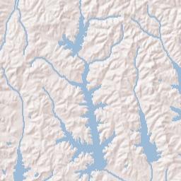 Alberton Tennessee Terrain Map